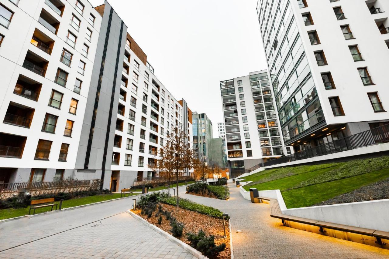 Grzybowska Luxury Apartment Varşova Dış mekan fotoğraf
